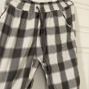 Plaid pajama pants